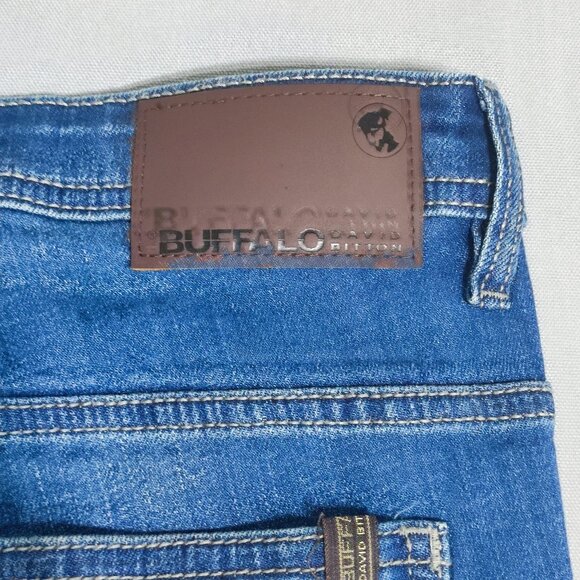 Buffalo Jeans Jack slim straight stretch men's size W38/L34 ink blue - Picture 5 of 13
